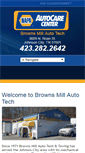 Mobile Screenshot of brownsmillautotech.com