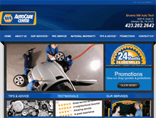 Tablet Screenshot of brownsmillautotech.com